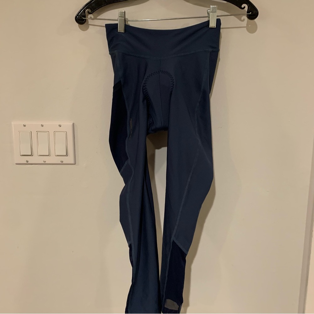 Pearl Izumi Grey / Blue Cycling Tights Women’s S Small Padding Pants Leggings